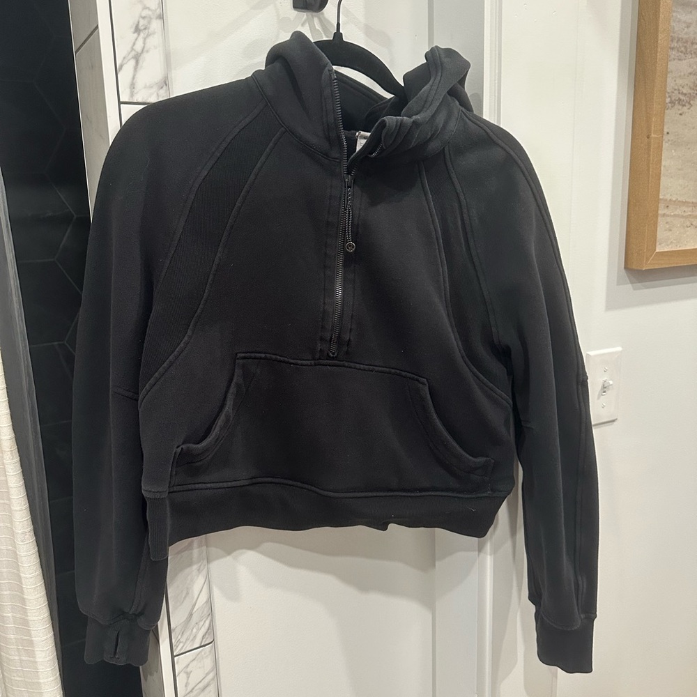 lululemon scuba crop Hoodie
